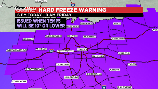 First Alert Weather: Arctic front brings strong winds to North Texas 