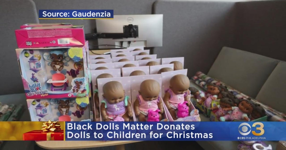 Black Dolls Matter donates dolls to children for Christmas CBS