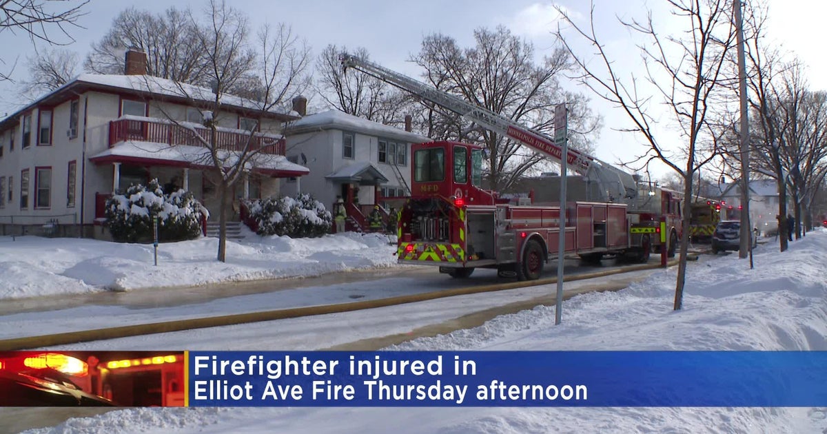 Firefighter injured in Minneapolis house fire - CBS Minnesota
