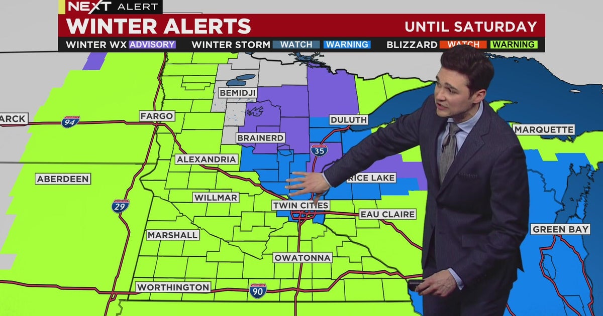 NEXT Weather Noon report CBS Minnesota