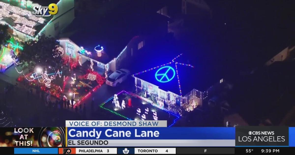 Look At This Candy Cane Lane in El Segundo CBS Los Angeles