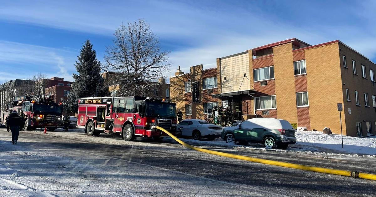 2 people rescued from an apartment fire in Littleton - CBS Colorado