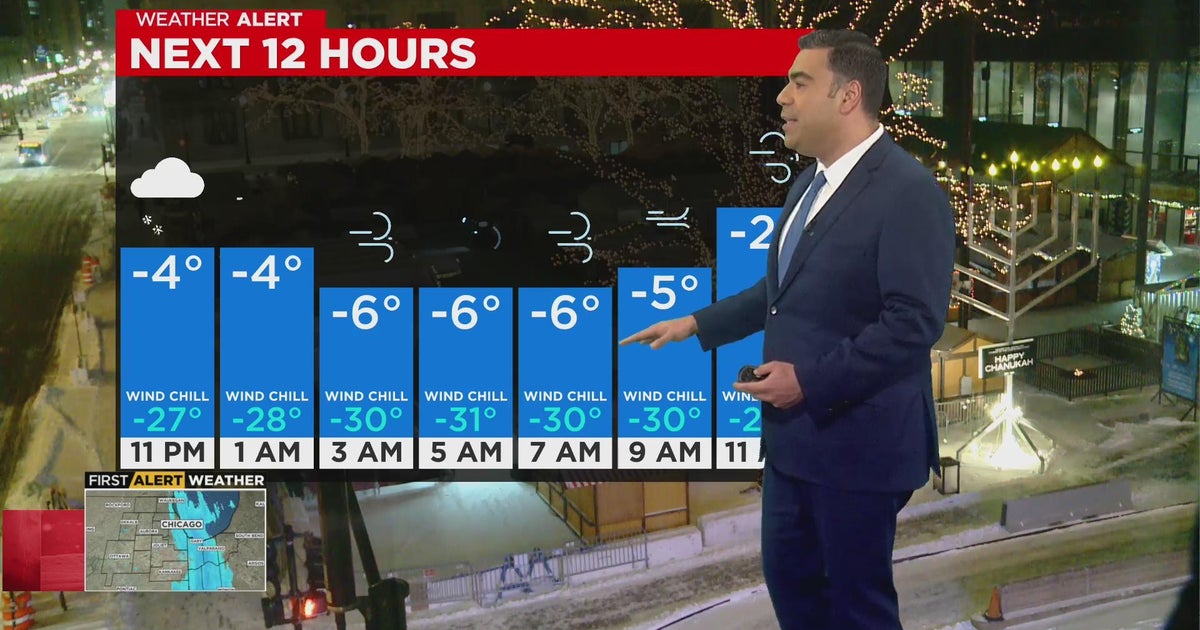 Chicago First Alert Weather: Dangerous cold overnight - CBS Chicago