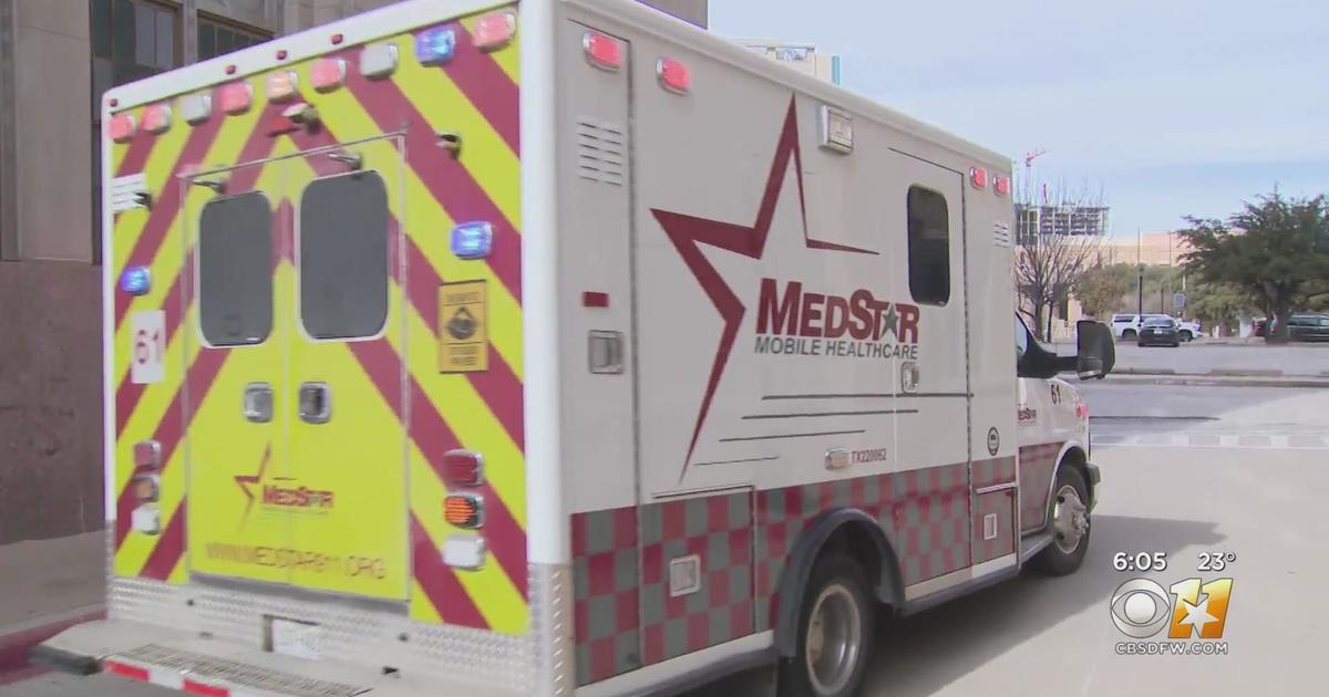 MedStar responds to cold weather emergencies around Fort Worth - CBS Texas