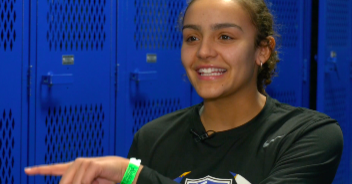 St. Michael-Albertville's Tessa Johnson stands ready to show all she  learned in a season away