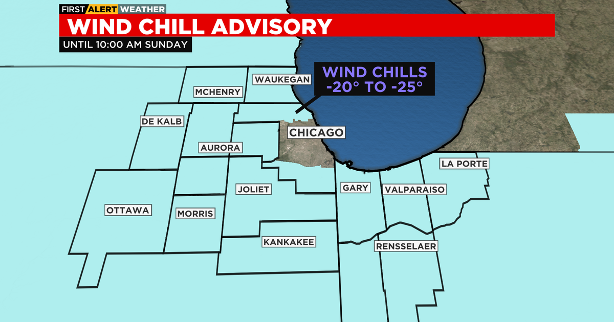 Wind Chill Advisory in effect until 10 a.m. - CBS Chicago