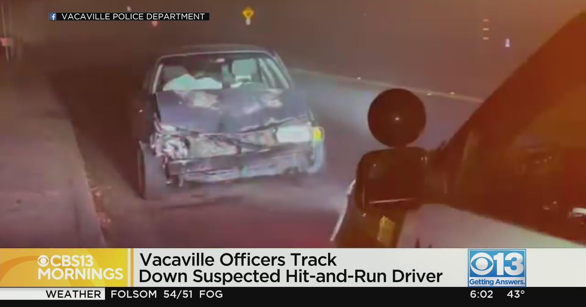 Vacaville officers track down suspected hit-and-run driver