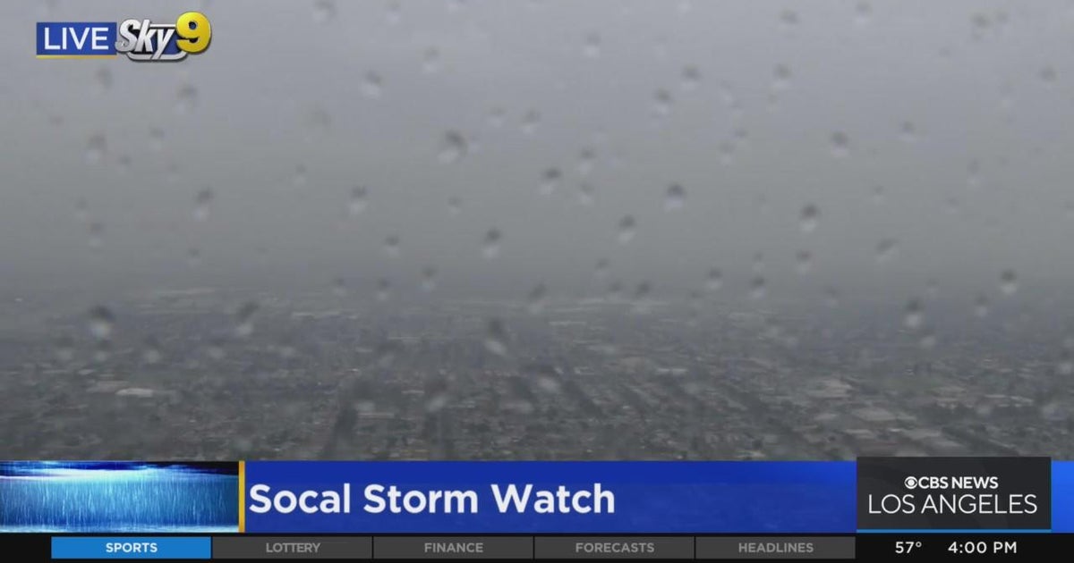 Rain begins to fall across Southland - CBS Los Angeles