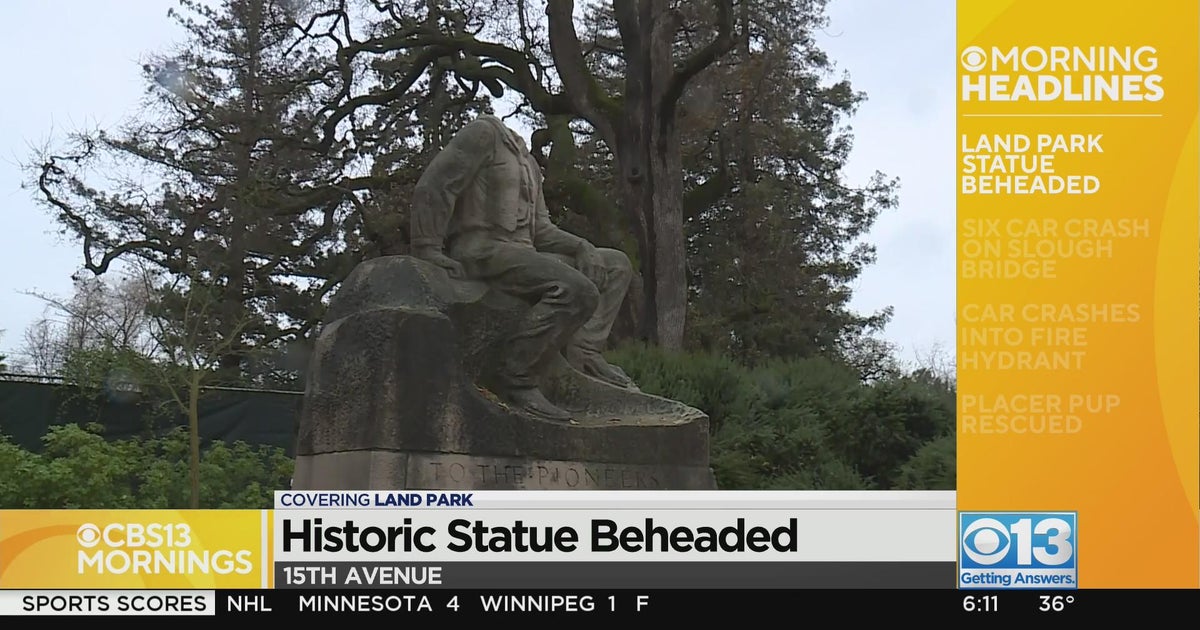Historic Land Park statue beheaded