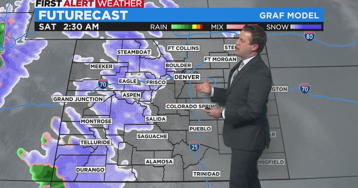 Dry across Colorado tonight before mountain snow returns tomorrow - CBS ...