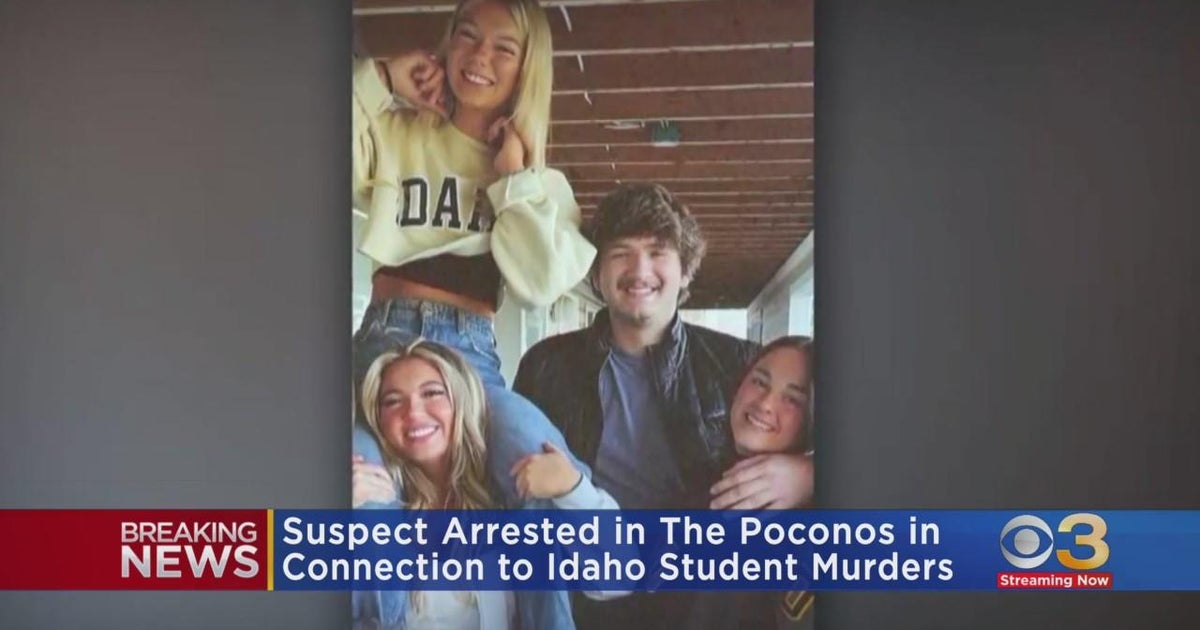 Suspect arrested in Pa. in 4 University of Idaho students' deaths - CBS ...