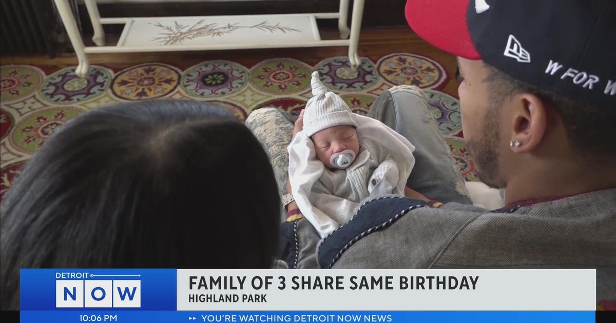 Detroit mother, father, newborn all share same birthday CBS Detroit