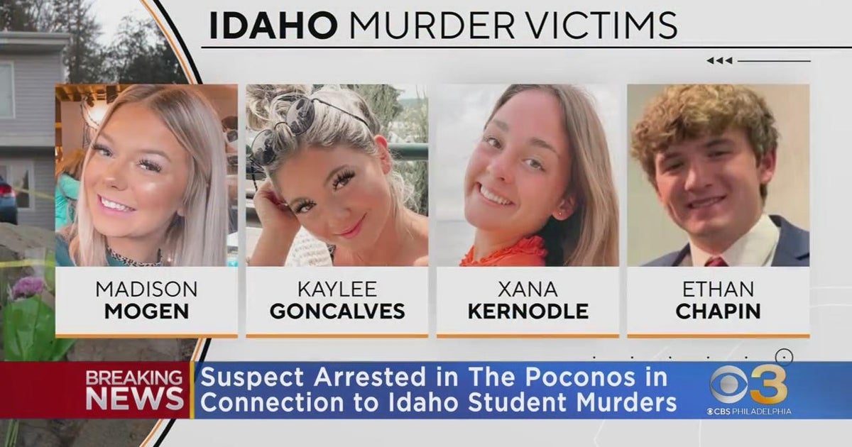 Suspect arrested in 4 University of Idaho students' murders - CBS ...