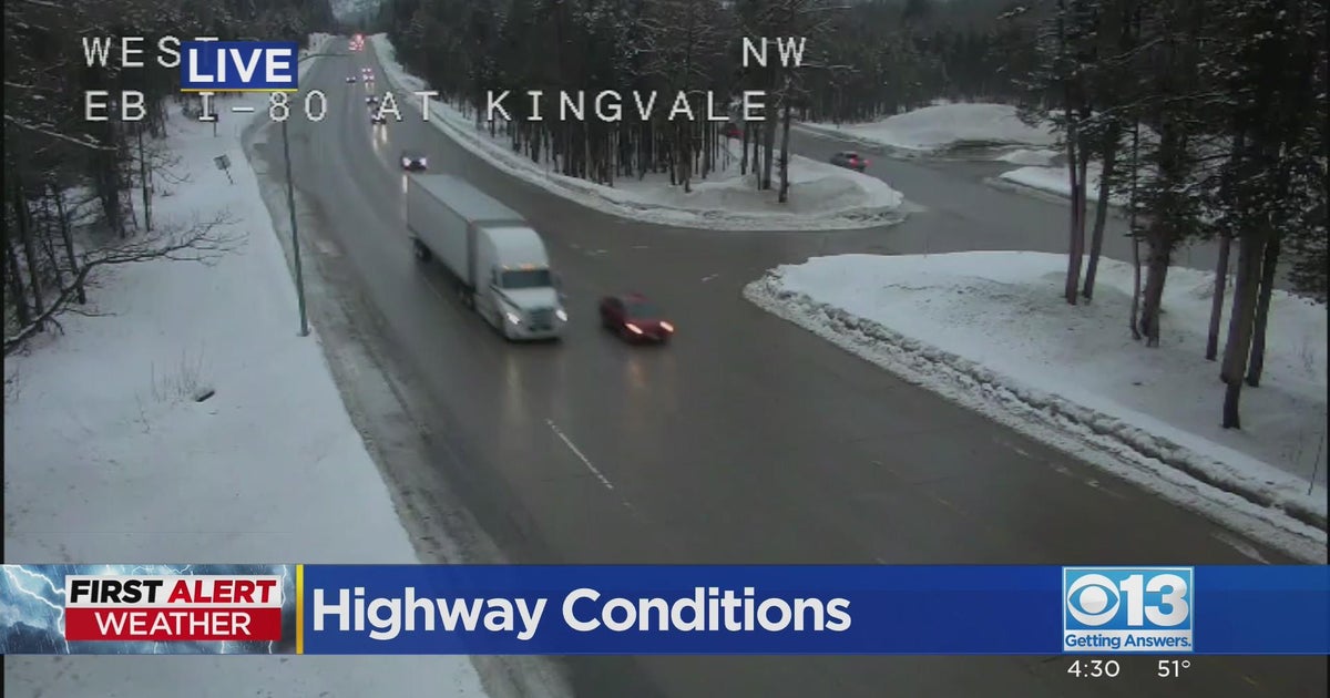 Wet weather impacting highway conditions in Sierra