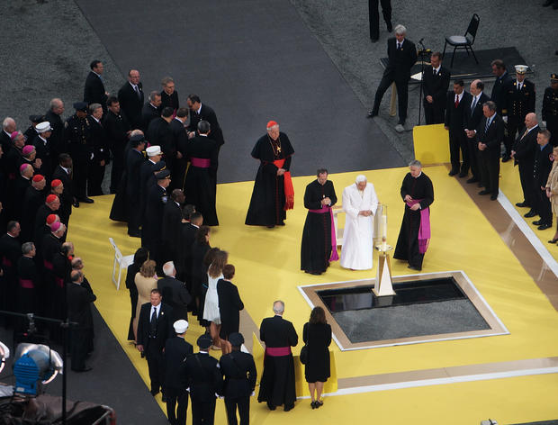 Pope Benedict XVI Visits Ground Zero In New York 