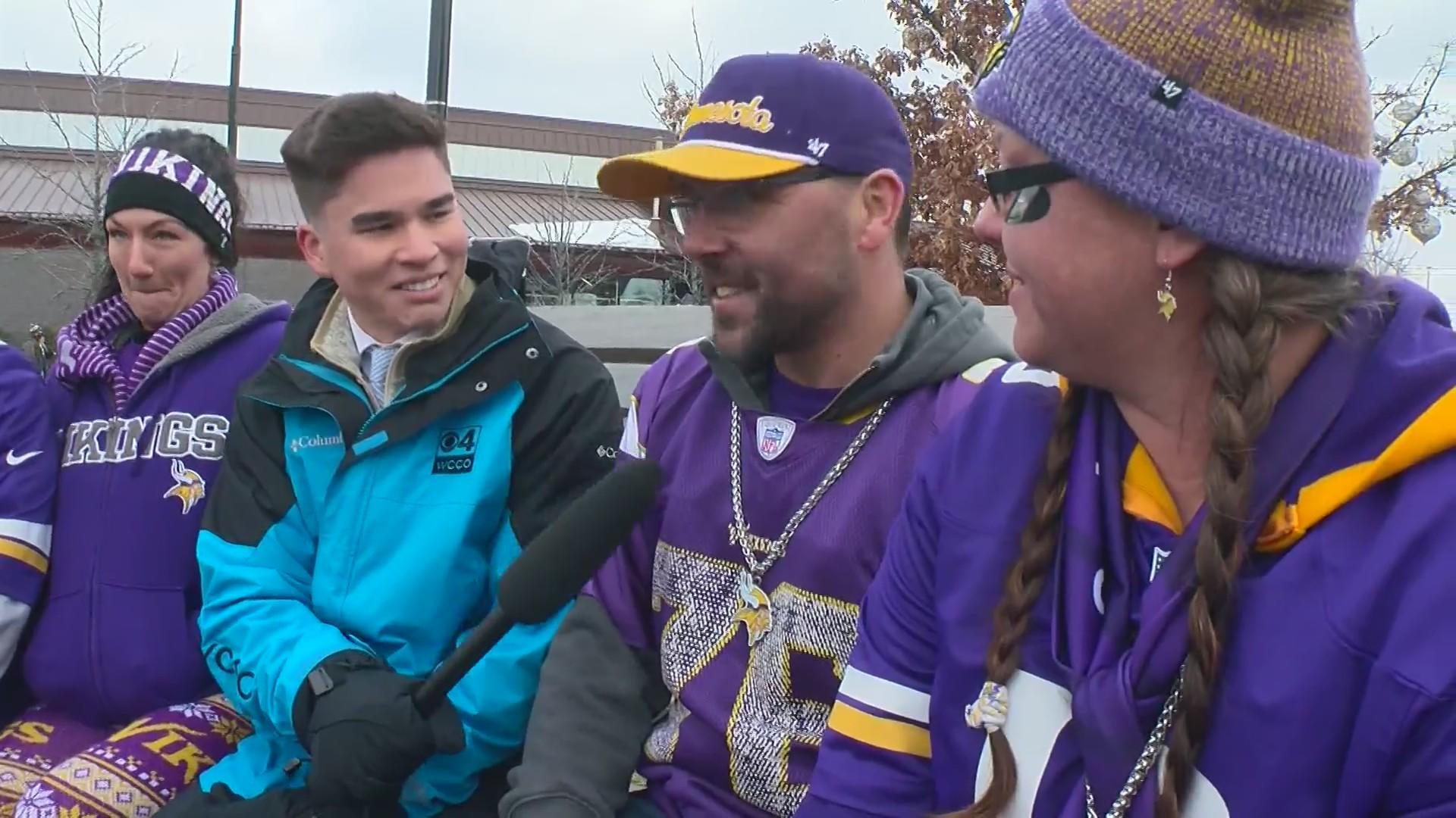 Vikings Fan Unwittingly Meets Her #1 Favorite Player - CBS Minnesota