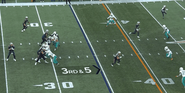 Tyquan Thornton makes a catch 