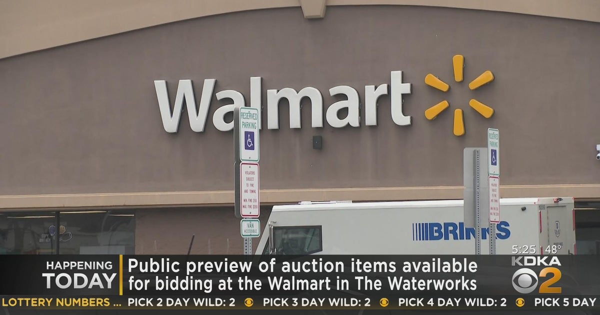 Public preview being held for Waterworks Walmart online auction CBS