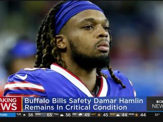 Bills safety Damar Hamlin in critical condition after collapsing