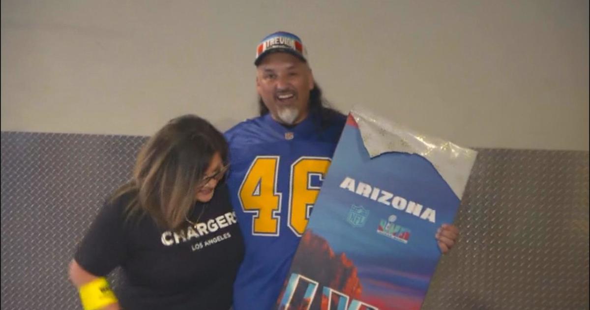 Chargers surprise veteran who disarmed Club Q gunman with Super Bowl tickets  - CBS Los Angeles