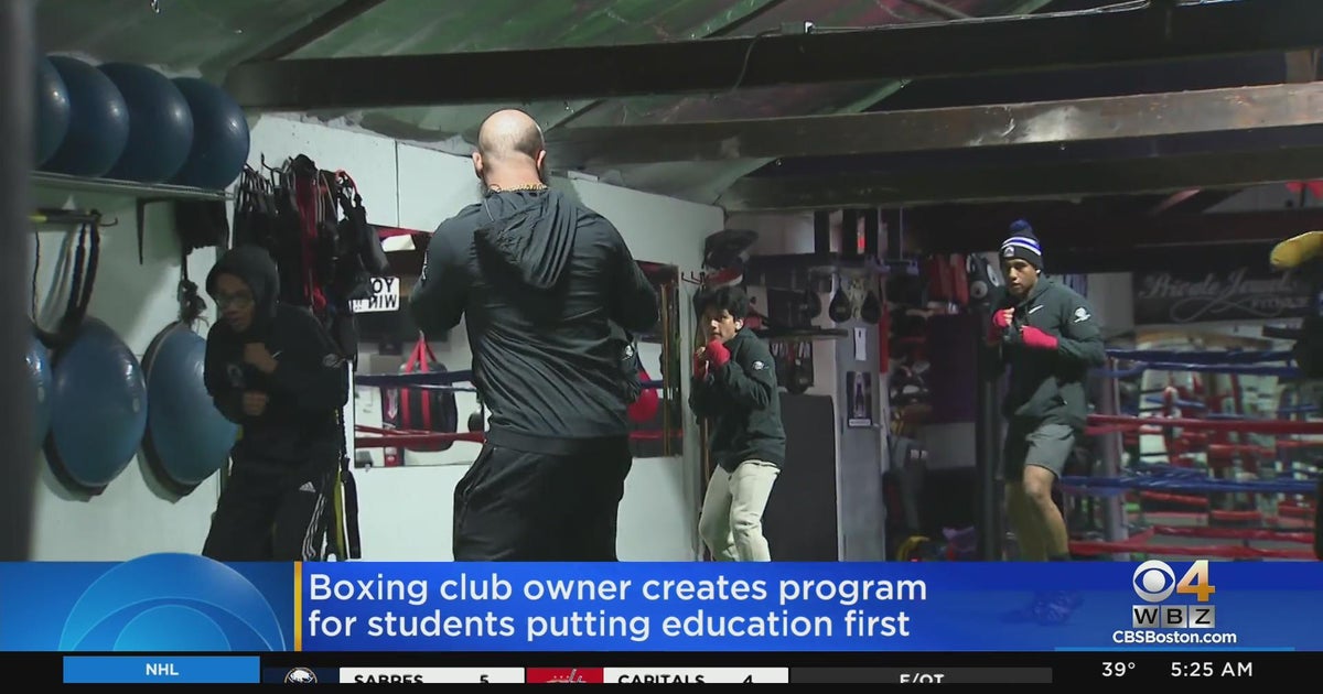Lynn boxing club owner puts students education ahead of the ring CBS