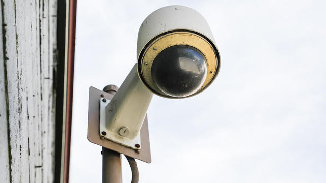 A security camera is seen on McAllister Street in San Francisco, California, on Monday, May 13, 2019. 
