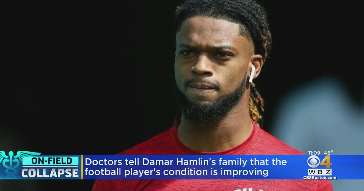 Doctors tell Damar Hamlin that his condition is improving