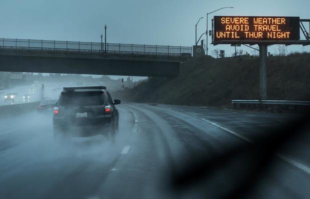 NOVATO, CALIFORNIA – JANUARY 4, 2023: Warning signals for drivers 