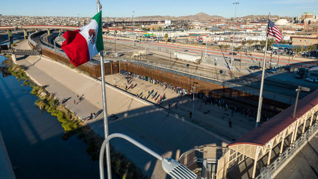 Southern U.S. Border Sees Rise In Migrant Crossings As Title 42 Policy Is Set To Expire 