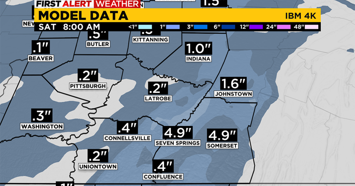 Pittsburgh Weather Temperatures start falling overnight CBS Pittsburgh