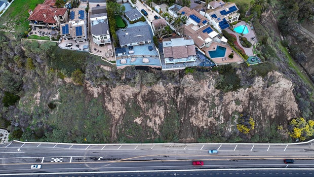 unstable cliffs near PCH 