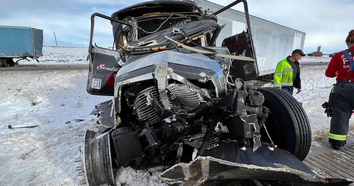 Fire crews rescue man trapped in semitruck after accident on I70 near