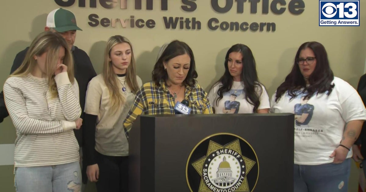 Press conference held in connection with shooting of Corey Shearer