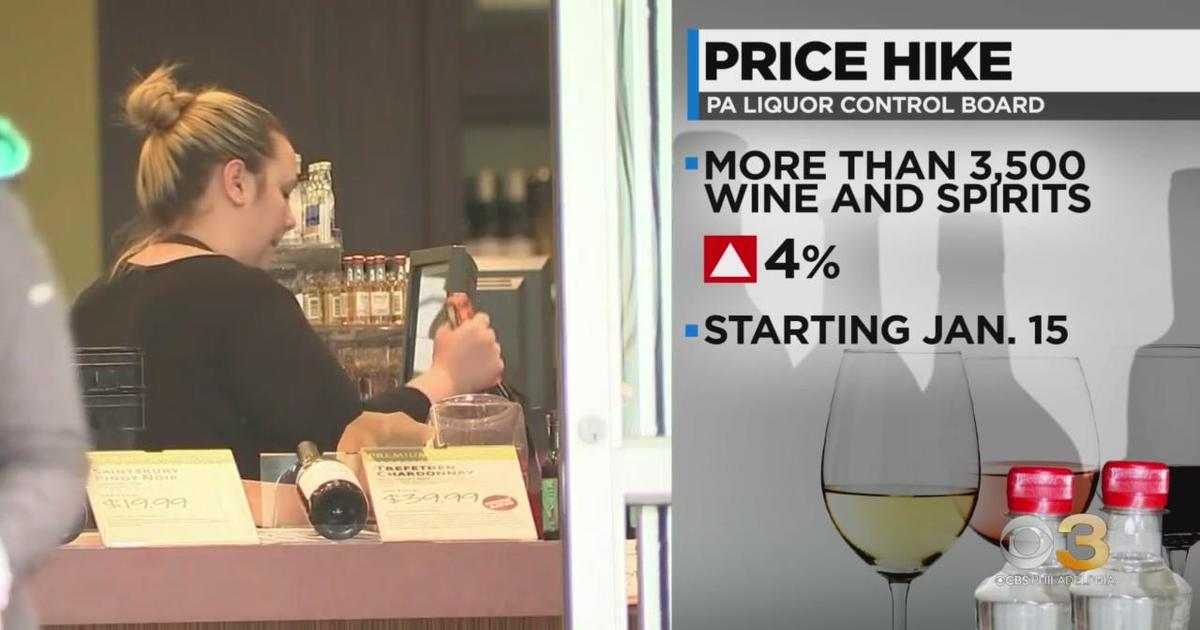 Wine and spirit prices to go up in Pennsylvania