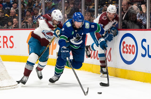 Colorado Avalanche v Vancouver Canucks 