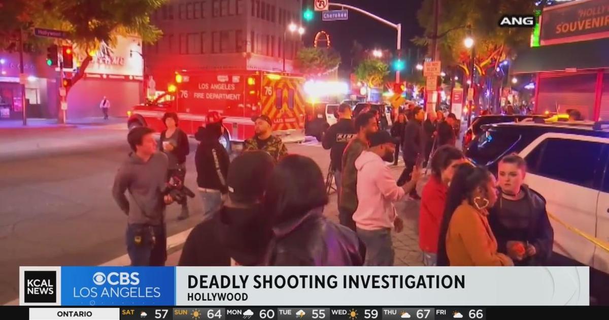 Hollywood Shooting Leaves 1 Dead And 2 Wounded - CBS Los Angeles