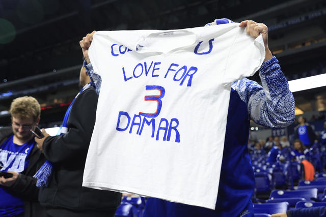 Colts, Texans honor injured Bills safety Damar Hamlin with pregame prayer -  WISH-TV, Indianapolis News, Indiana Weather