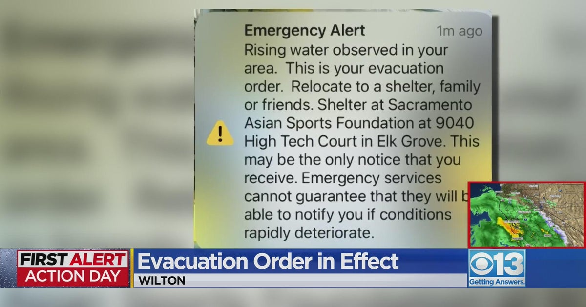 Evacuation order issued for residents in the Wilton area