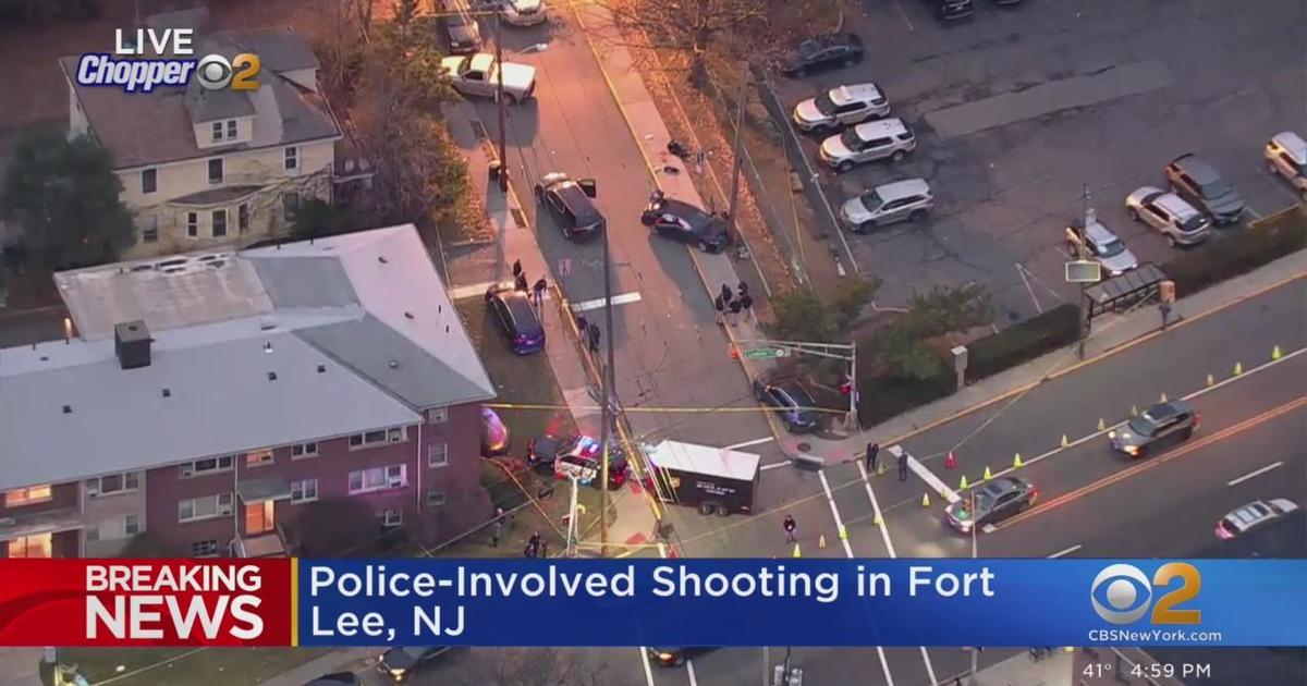 Police-involved shooting in Fort Lee, . - CBS New York