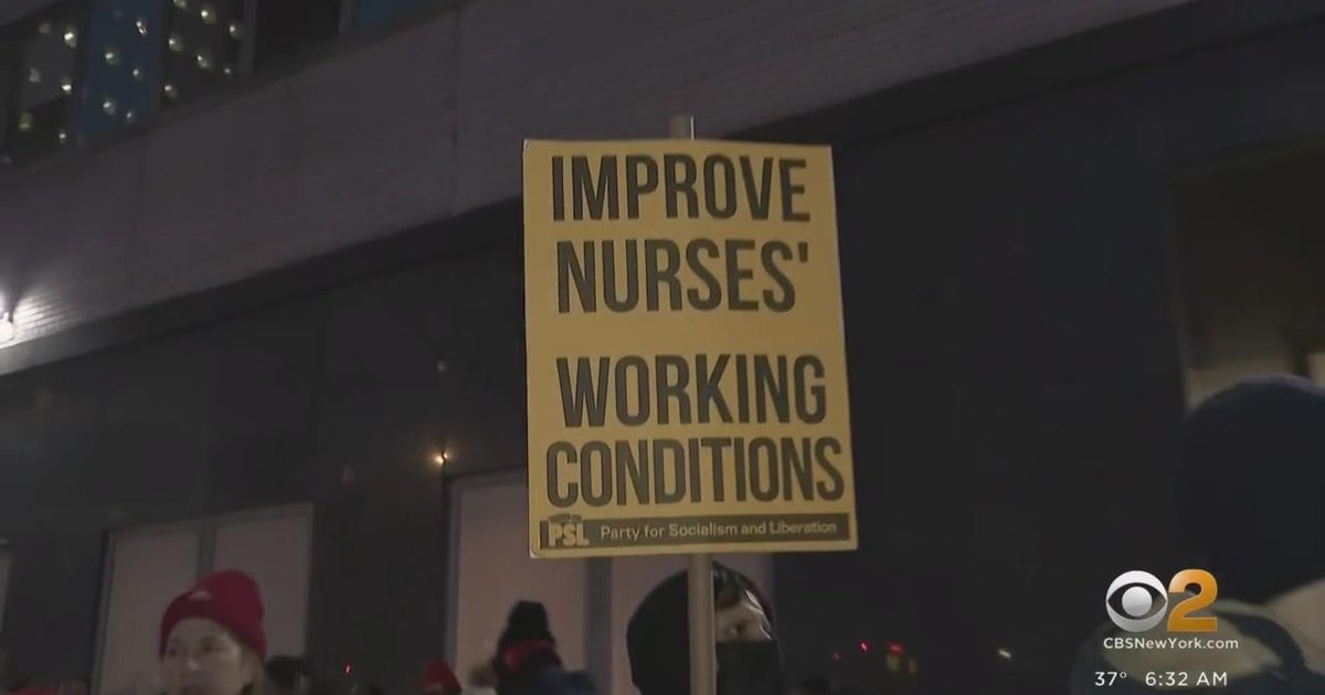 Nurse strike enters 2nd day at New York City hospitals CBS New York