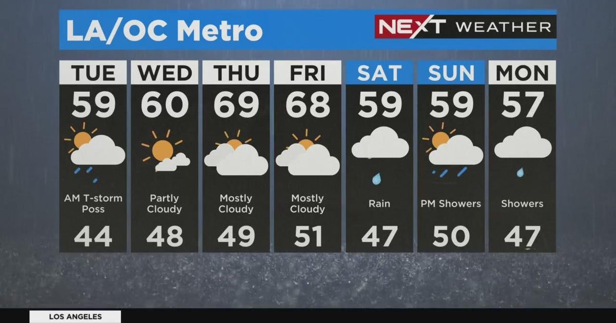 More rain on the way, flooding concerns continued - CBS Los Angeles