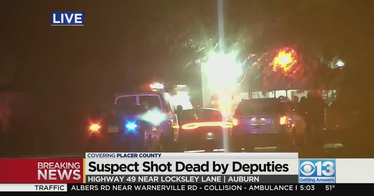 Suspect shot dead by deputies in Placer County