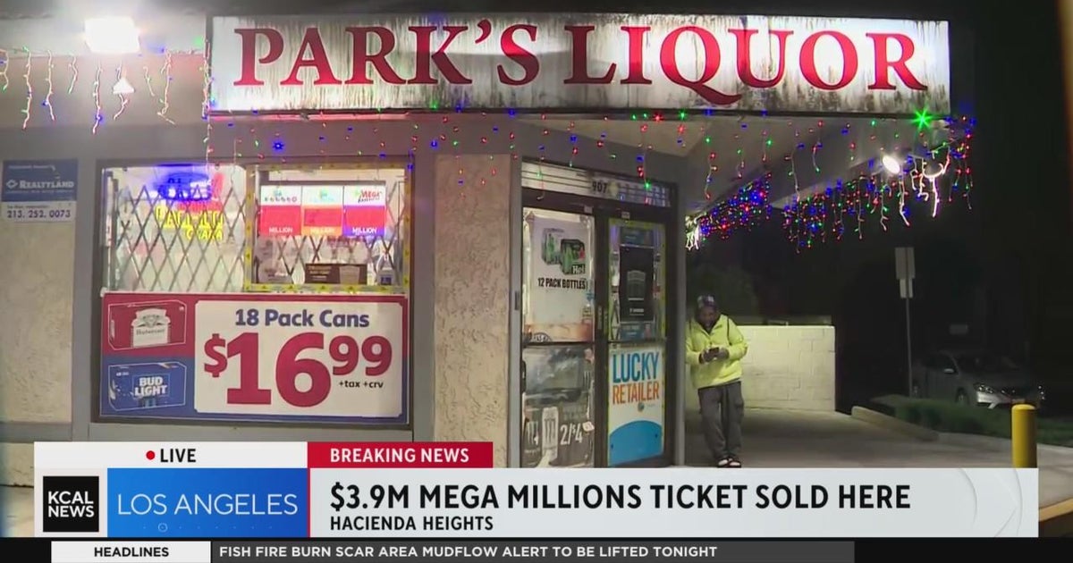 Hacienda Heights liquor store sells 3.9 million lottery ticket CBS