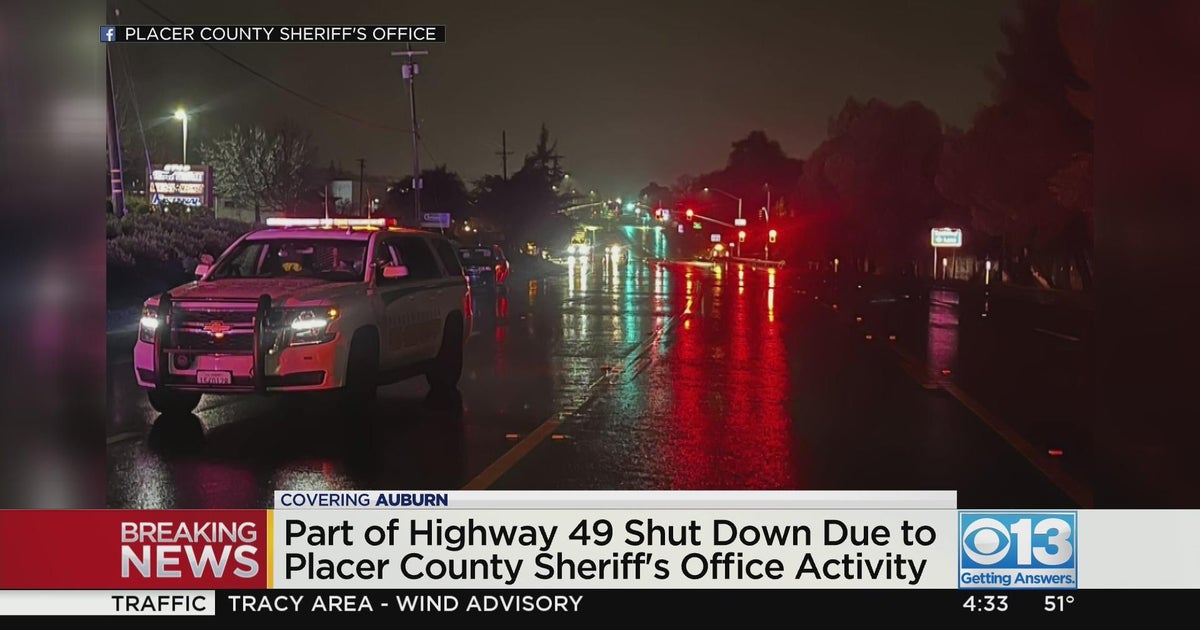 Part of highway 49 shutdown due to police activity
