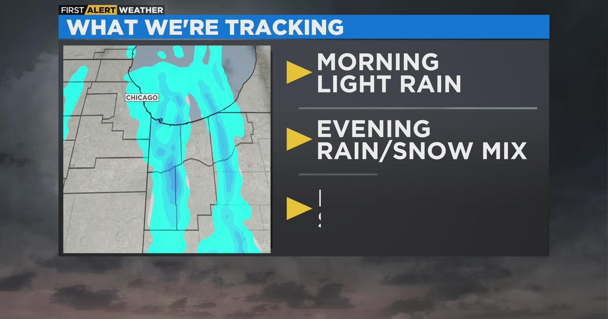 Chicago First Alert Weather Light Rain Thursday Morning Cbs Chicago