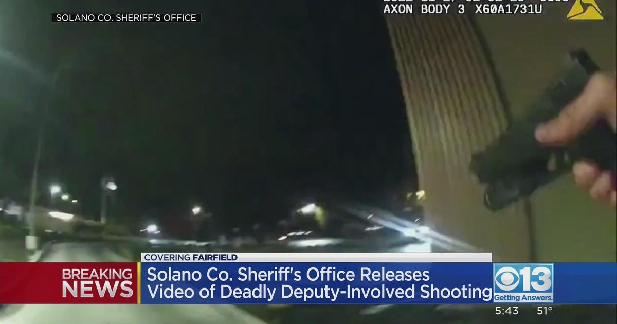 Solano County Sheriffs Office Releases Bodycam Video Of Fatal