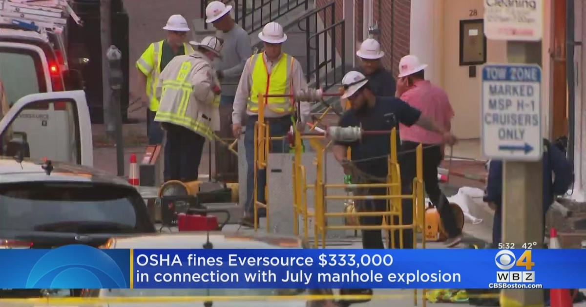 Eversource facing $330,000 in fines after deadly Beacon Hill manhole ...