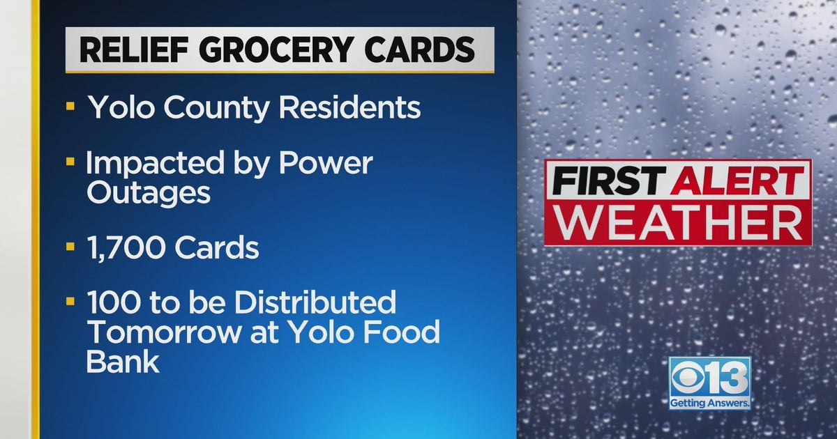 Yolo County residents could receive disaster relief grocery card