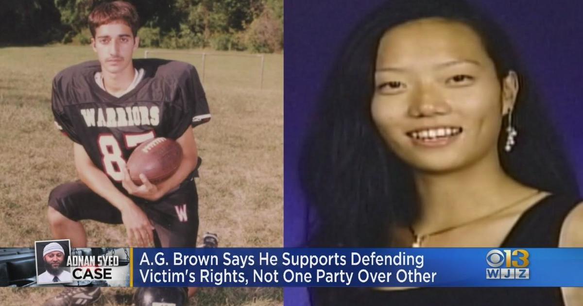 Maryland AG Anthony Brown says he is about ‘victims’ rights’ regarding appeal of Adnan Syed hearing