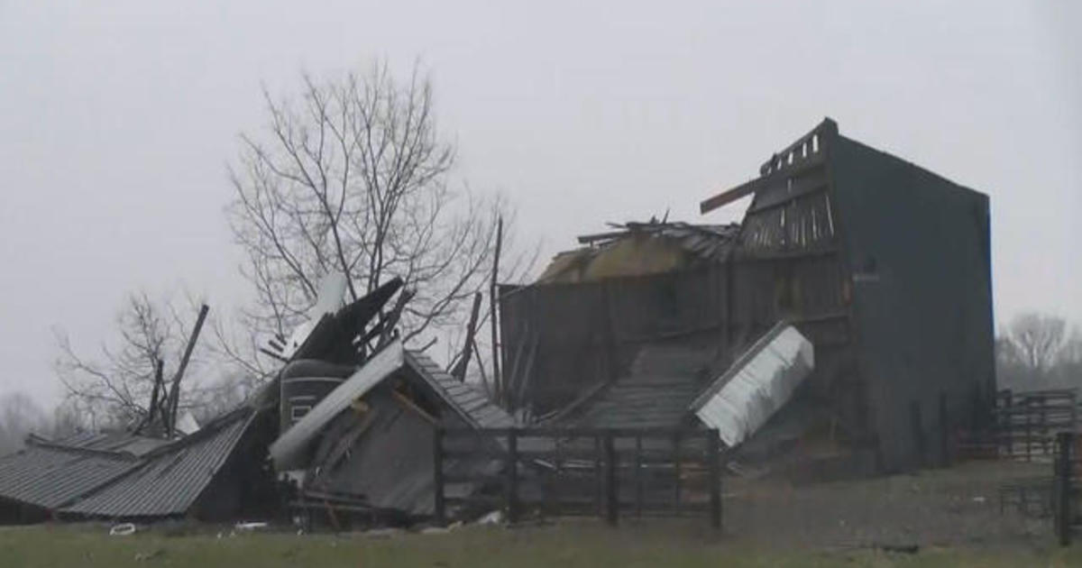 Tornadoes cause major damage in Southeast